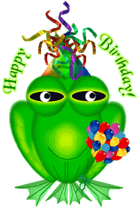 birthday frog